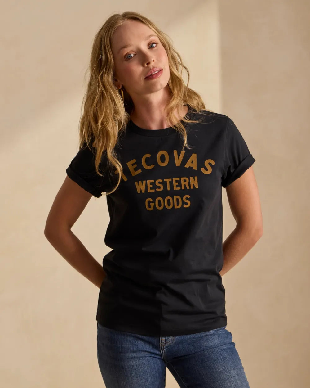 TECOVAS | Playera "Western Goods" para dama