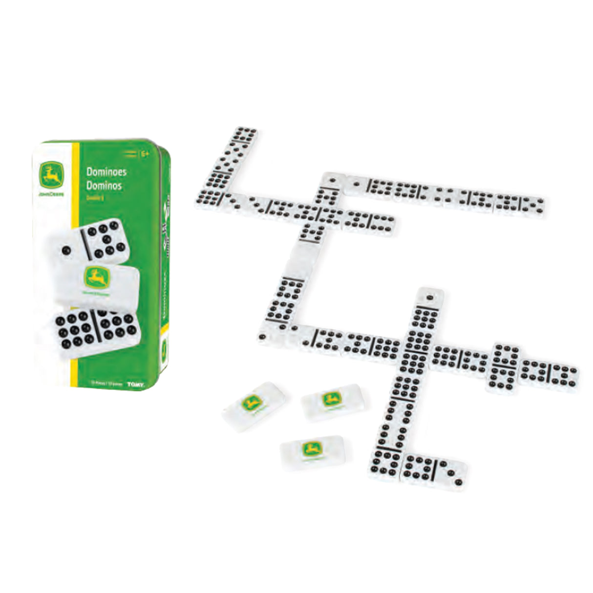 TOMY | John Deere domino completo profesional con logo