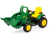 Peg Perego | John Deere montable electrico de tractor con pala y descansabrazos