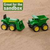 TOMY | John Deere tractor y dompe para arenero y playa