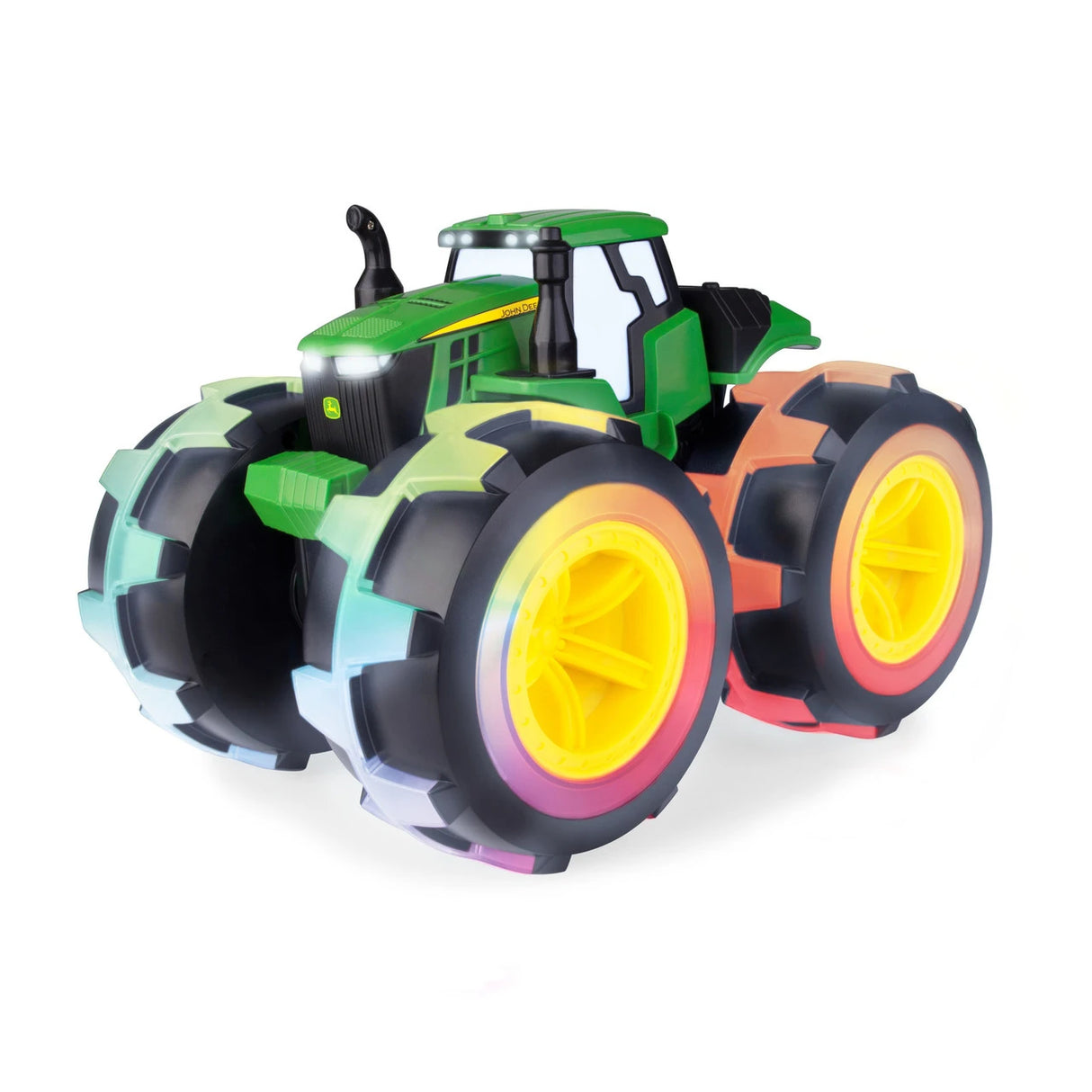 TOMY | John Deere tractor Monster Treads con luces y sonido