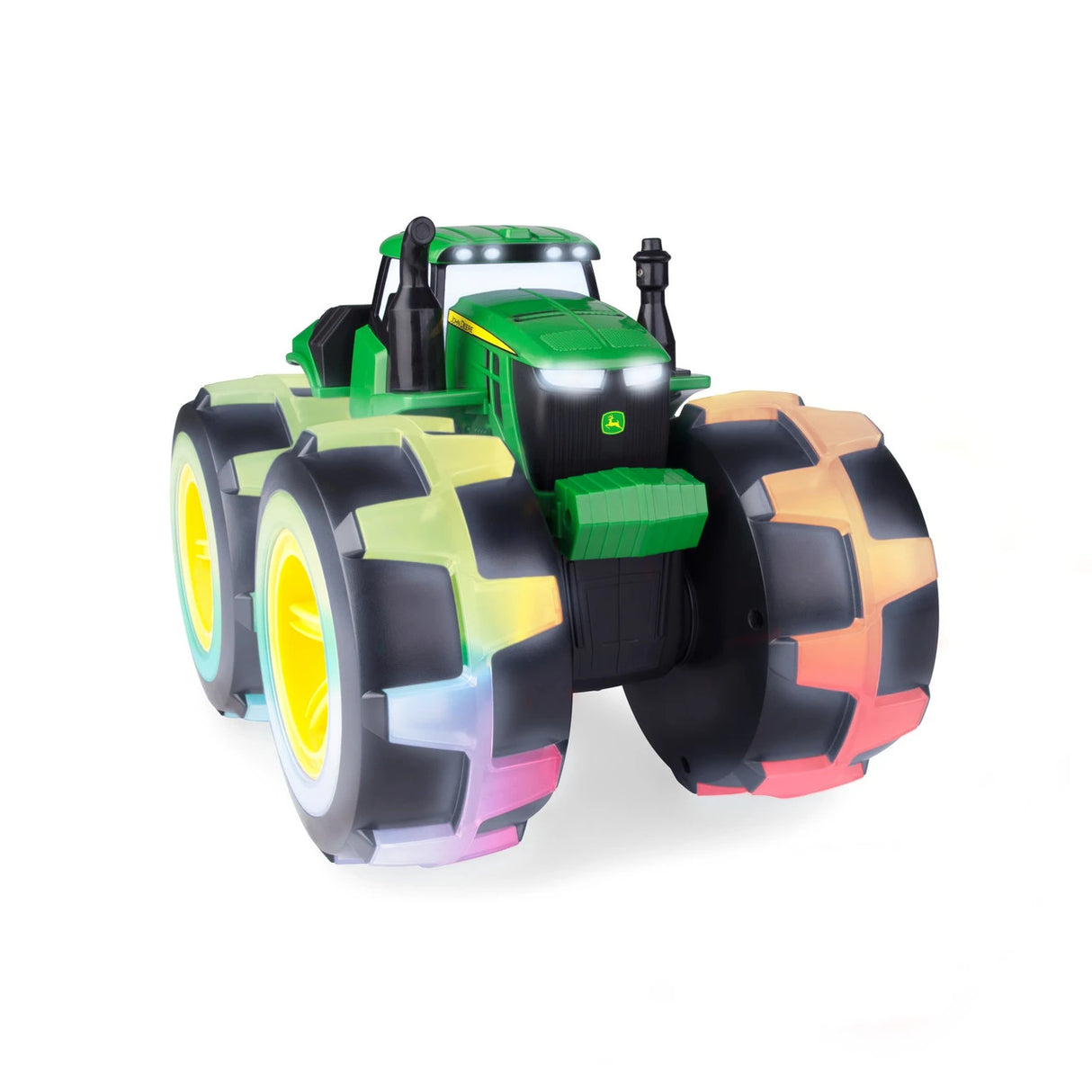 TOMY | John Deere tractor Monster Treads con luces y sonido