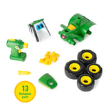 TOMY | John Deere armable de tractor con herramientas