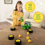 TOMY | John Deere armable de tractor con herramientas