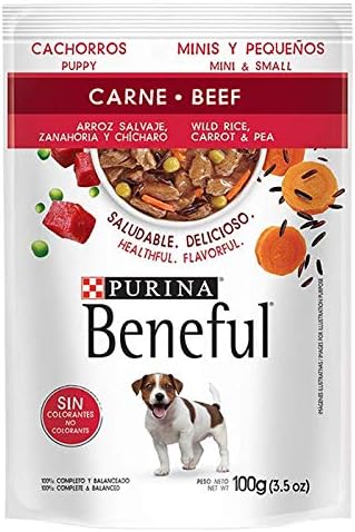 PURINA | Beneful 20 sobres de alimento para perros mini y pequeños