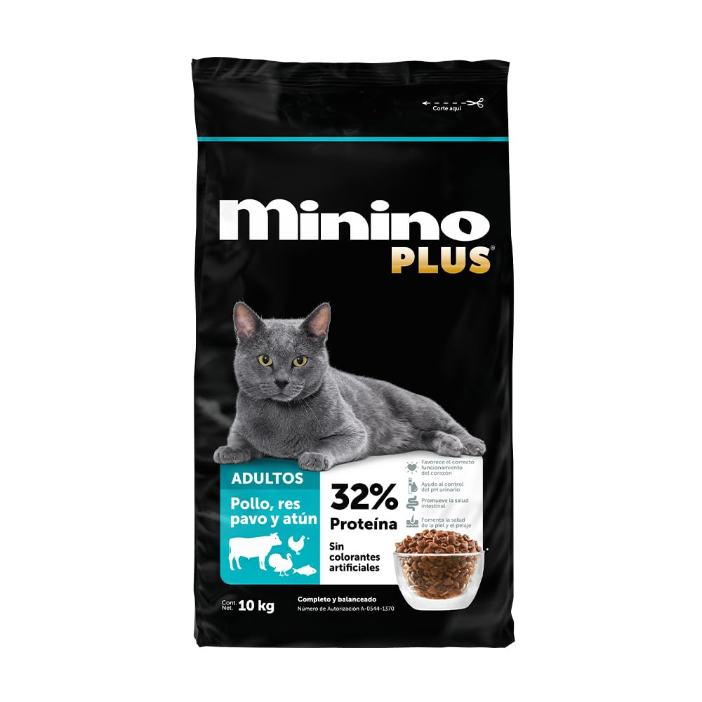 minino | Plus Multietapa alimento para gato de 10 kg