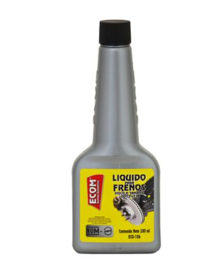 ECOM | Liquido para frenos para disco o tambor 280ml