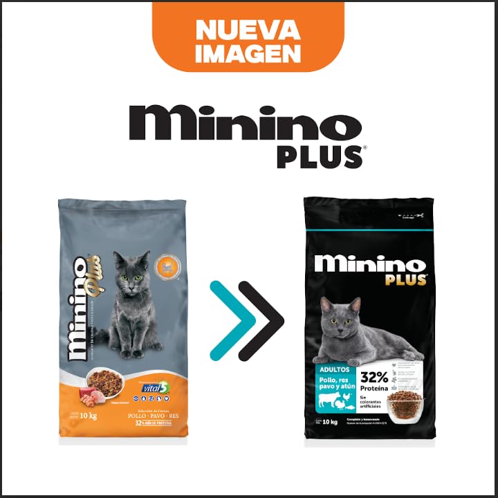 minino | Plus Multietapa alimento para gato de 10 kg