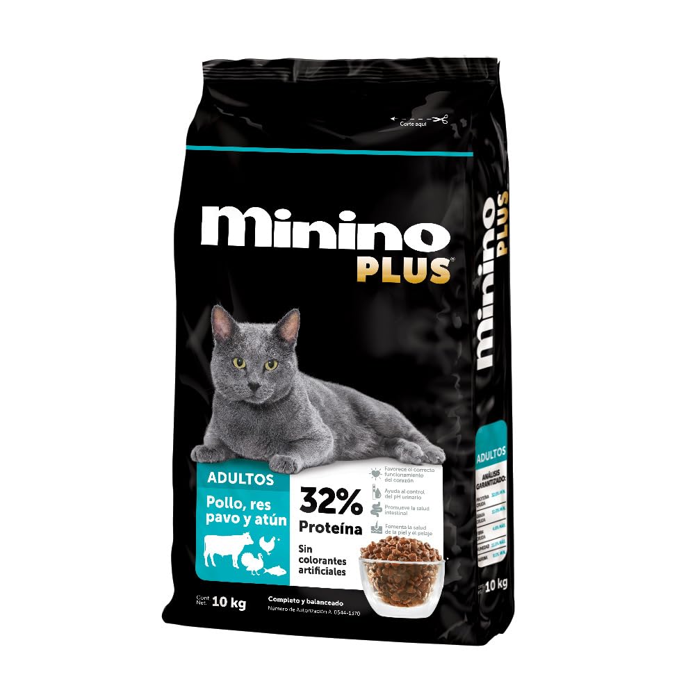 minino | Plus Multietapa alimento para gato de 10 kg