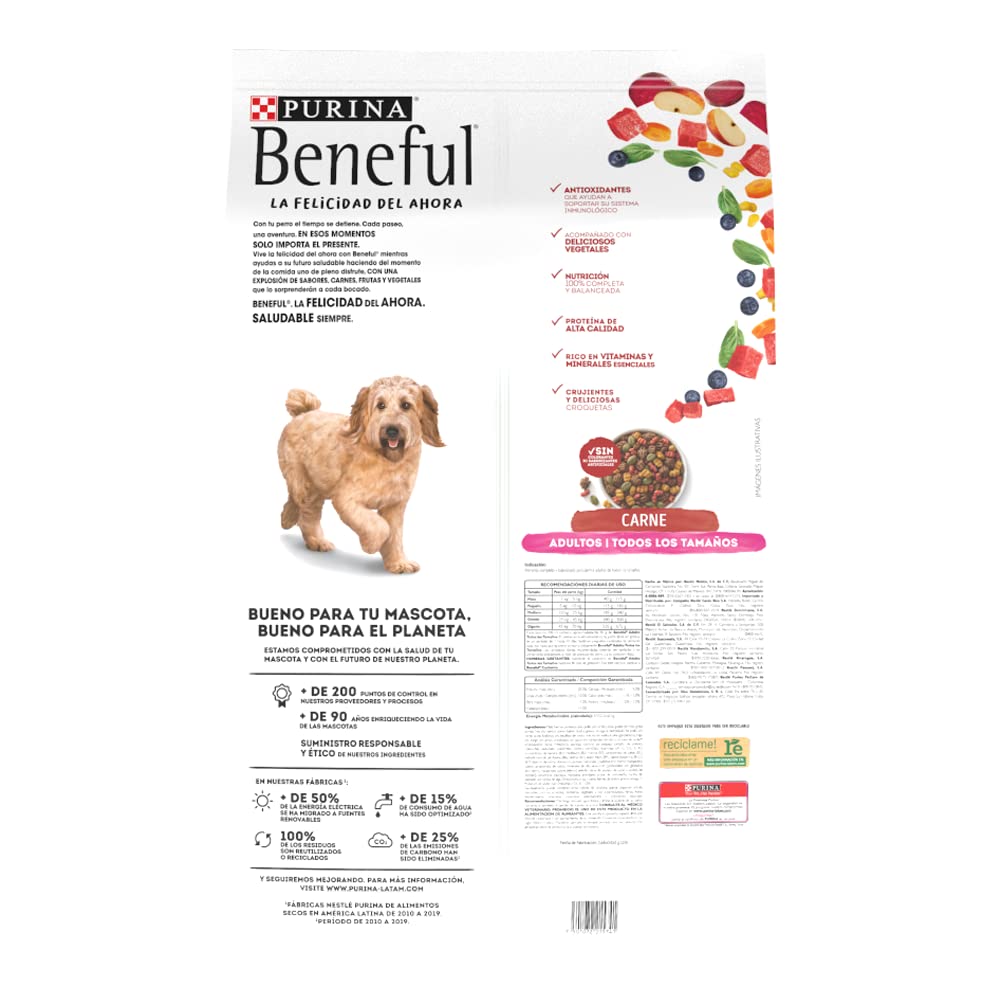 PURINA | Beneful Sunrise alimento para perro adulto todos los tamaños 10kg