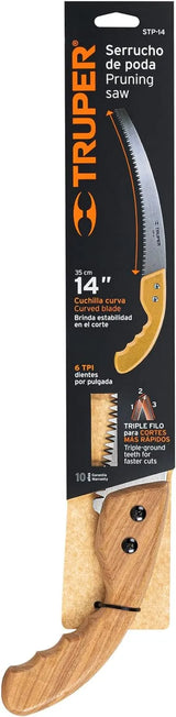 TRUPER | Cuchilla curva serrucho de poda 14"