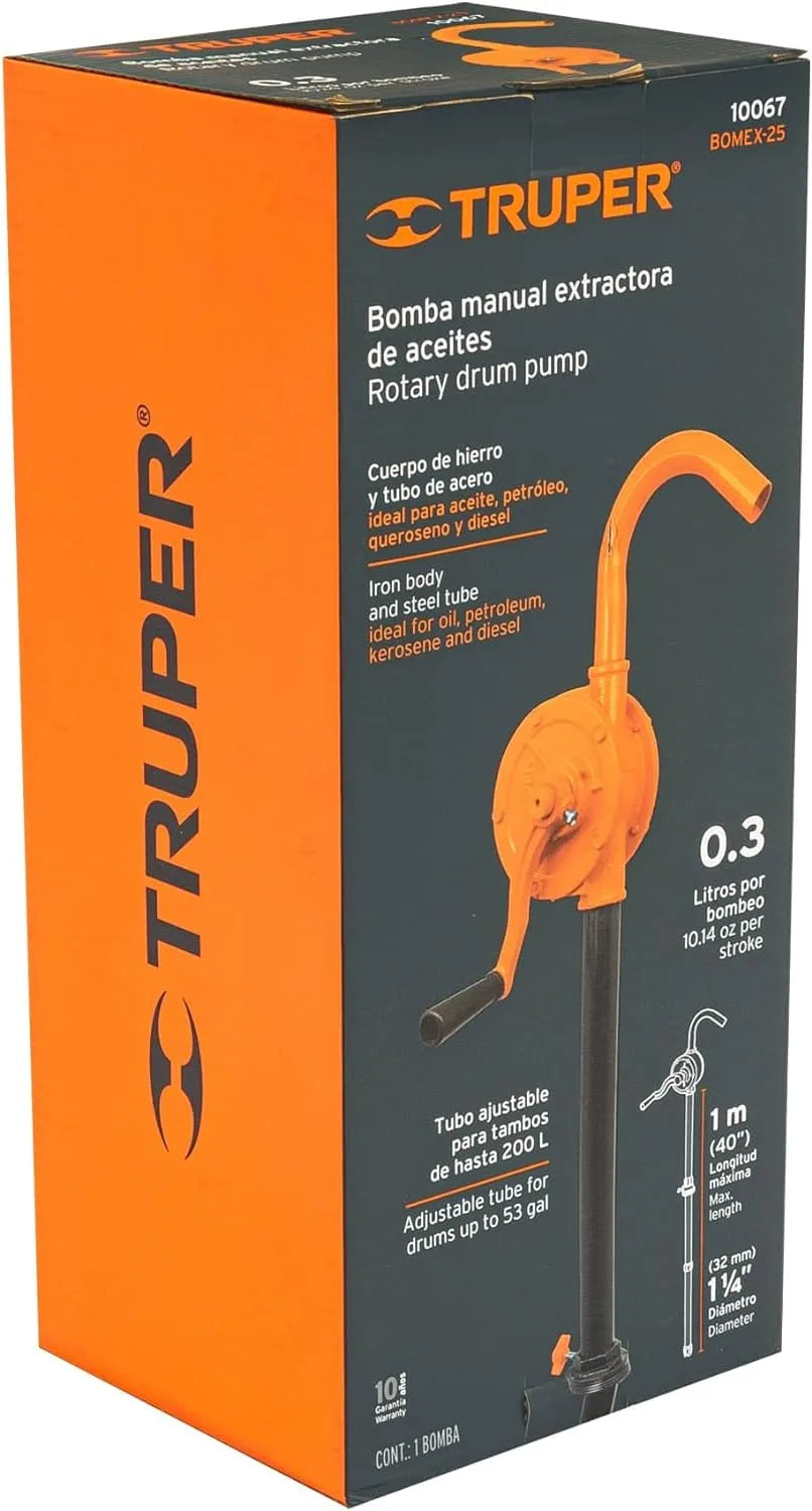 TRUPER | Bomba manual extractora de aceites