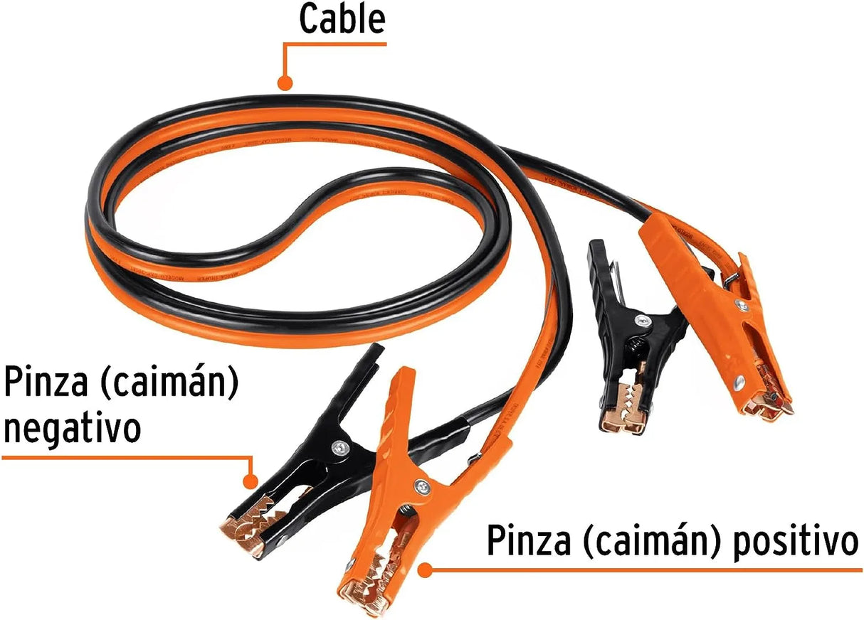 TRUPER | Cables pasa corriente de 3 metros