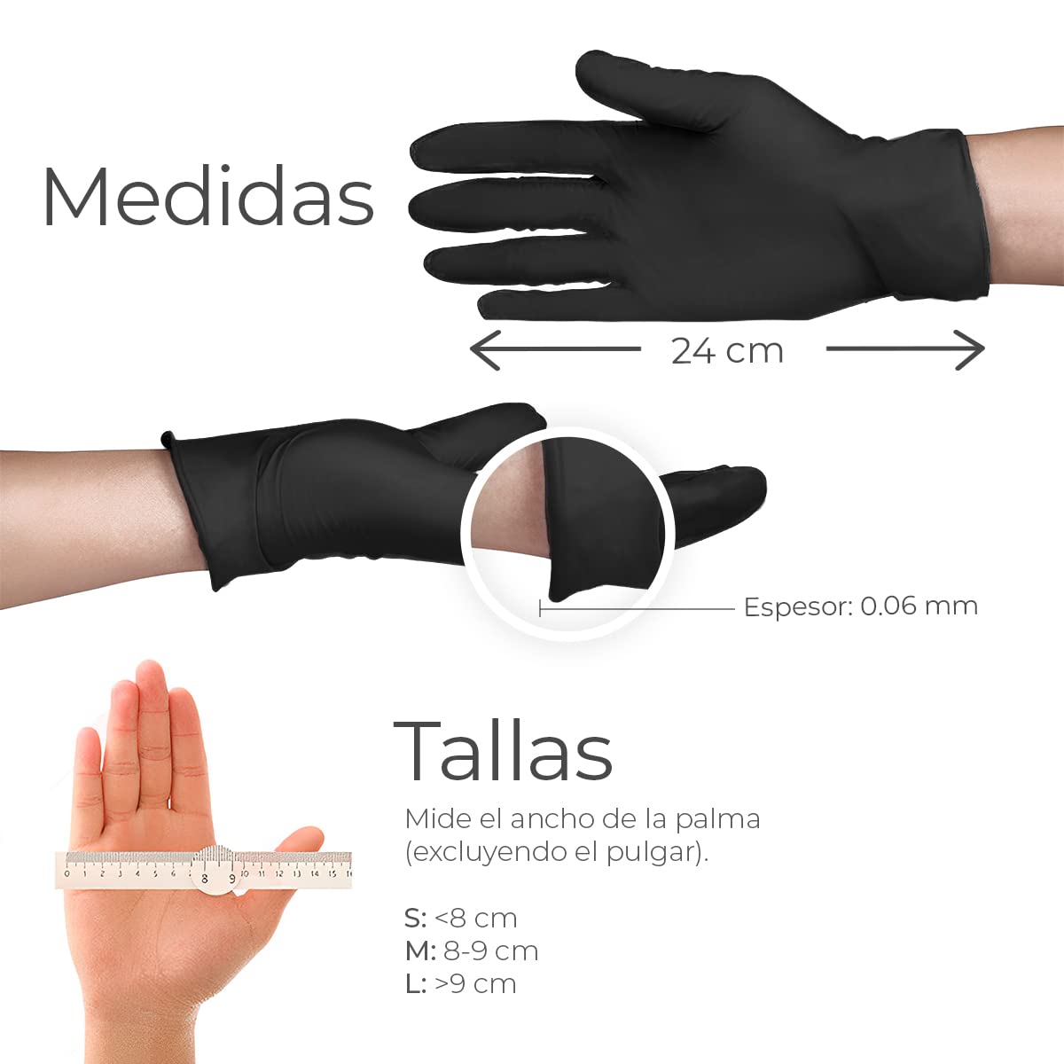 AgroStable | 100 Guantes de nitrilo