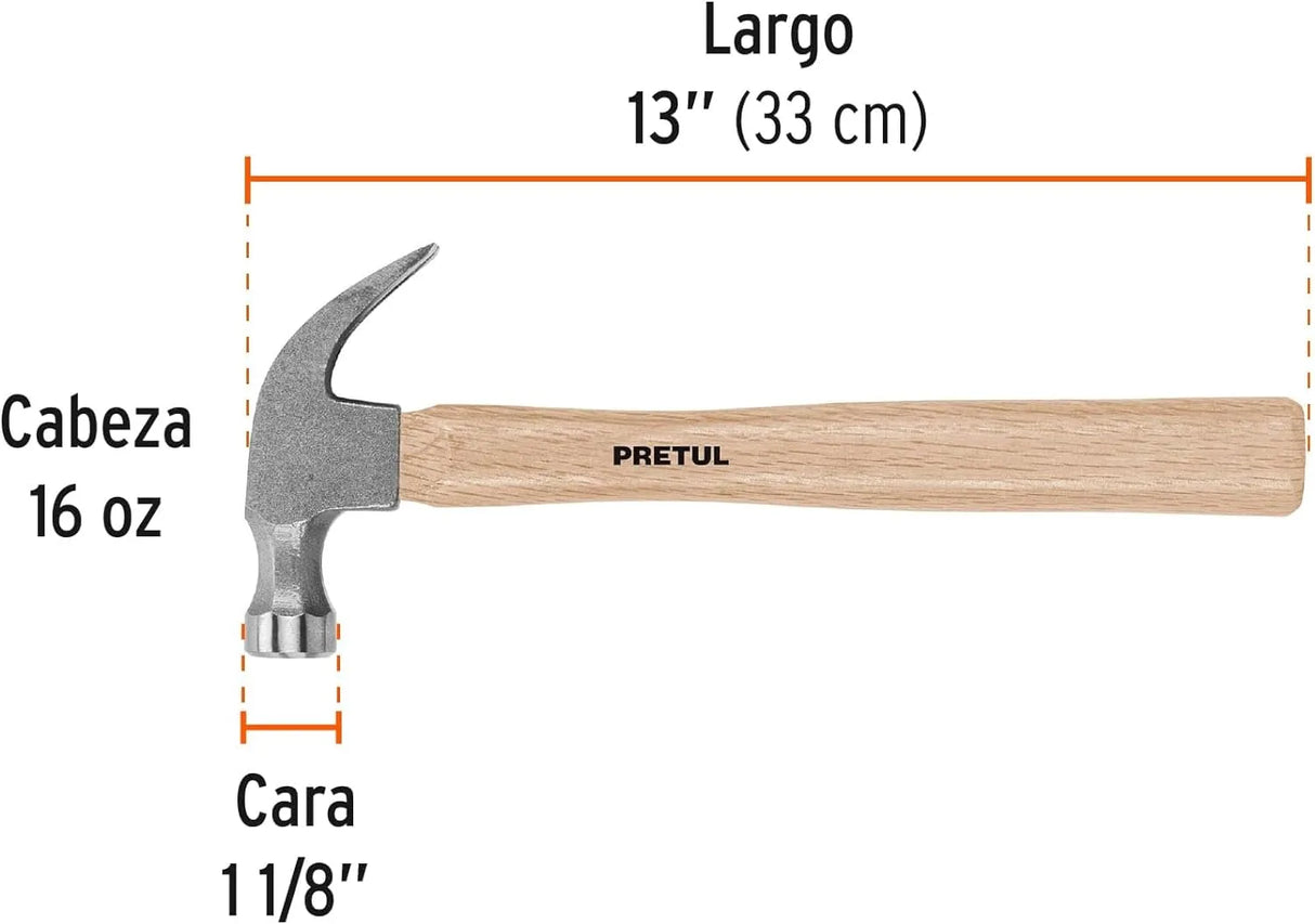 PRETUL | Martillo con uña