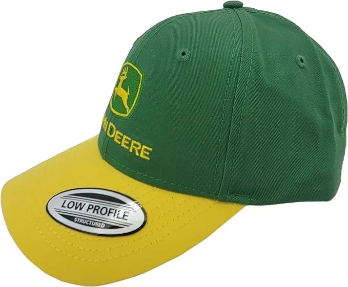 JOHN DEERE | Gorra verde con amarillo con velcro