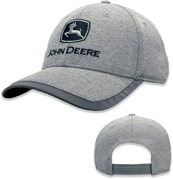 JOHN DEERE | Gorra gris con reflejante en la visera