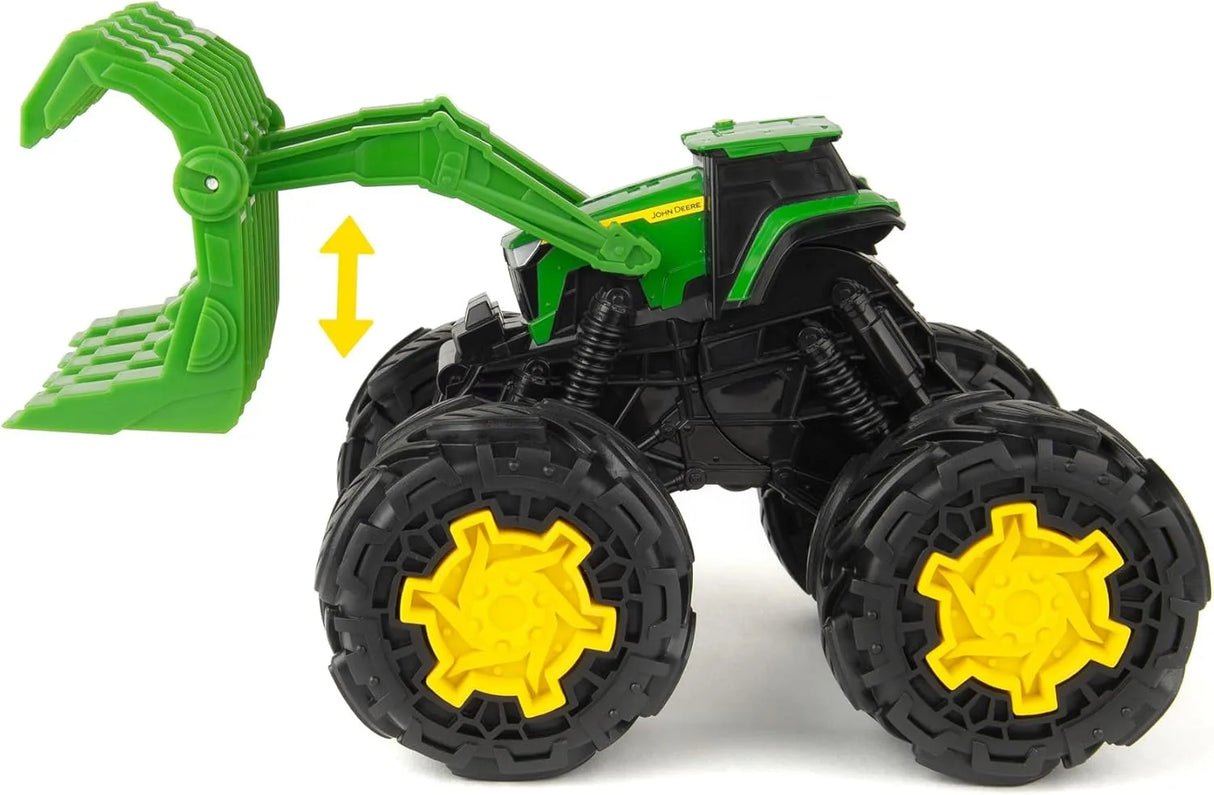 TOMY | John Deere tractor Monster Treads funcional con pala