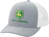 JOHN DEERE + RICHARDSON | Gorra gris con malla blanca con boton