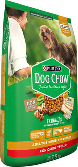 PURINA | Dog Chow Extralife comida para perro razas pequeñas y mini 7.5kg