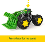 TOMY | John Deere tractor Monster Treads funcional con pala