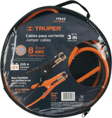 TRUPER | Cables pasa corriente de 3 metros