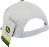 JOHN DEERE + RICHARDSON | Gorra gris con malla blanca con boton