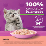 whiskas | Pack de 24 sobres para gato sabor salmon