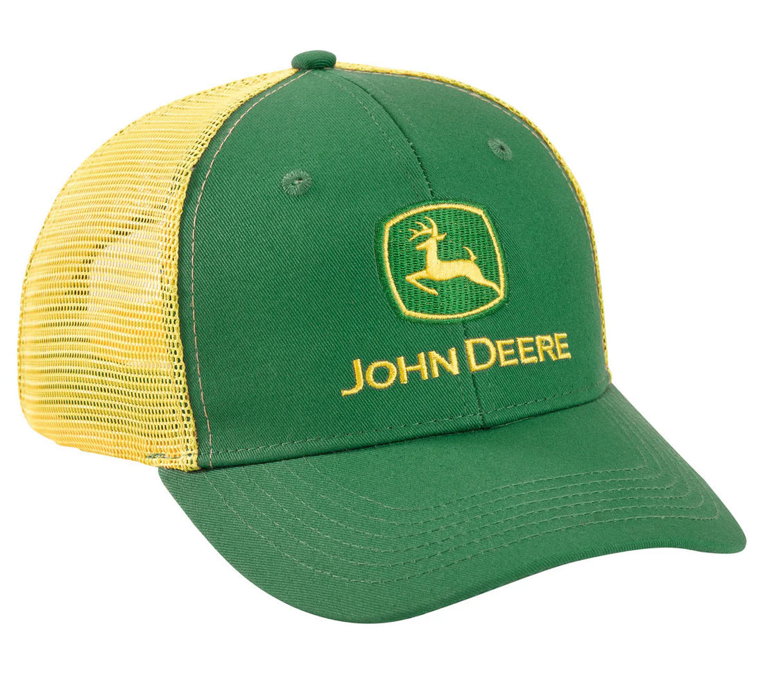 JOHN DEERE | Gorra clasica verde con malla amarilla