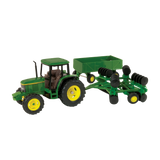 ERTL | John Deere tractor 6410 1:32 con vagon y rastras