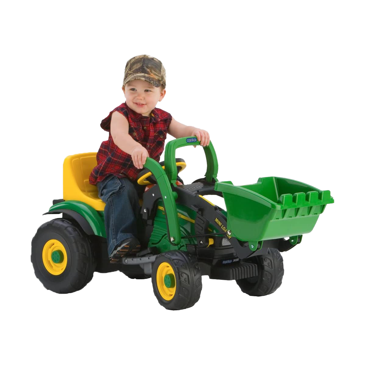 Peg Perego | John Deere montable electrico de tractor con pala