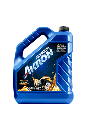 AKRON | Aceite multigrado 20W-50 lubricante para motores a gasolina 5 litros