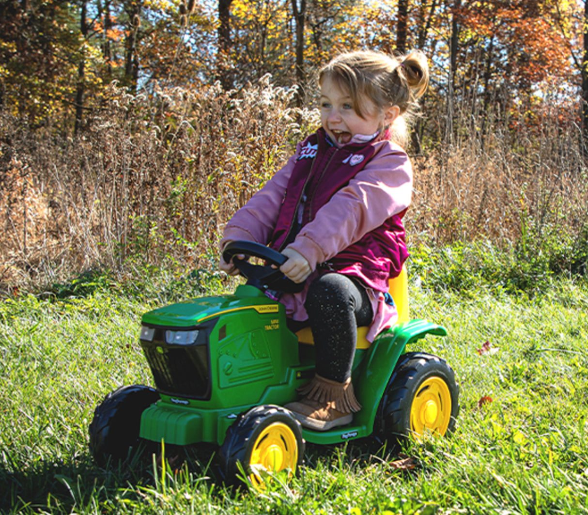 Peg Perego | John Deere montable electrico de tractor miniatura