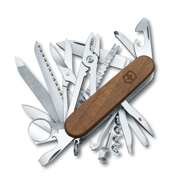 VICTORINOX | Navaja Swiss Champ Wood 1.6791.63