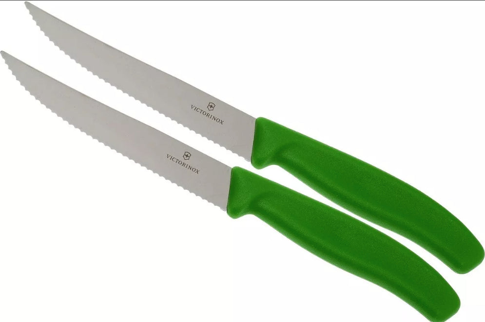 VICTORINOX | Cuchillos de sierra para pizza y bistec 6.7936.12L4B