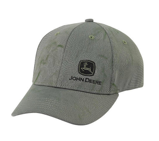 JOHN DEERE | Gorra verde olivo stretch cerrada