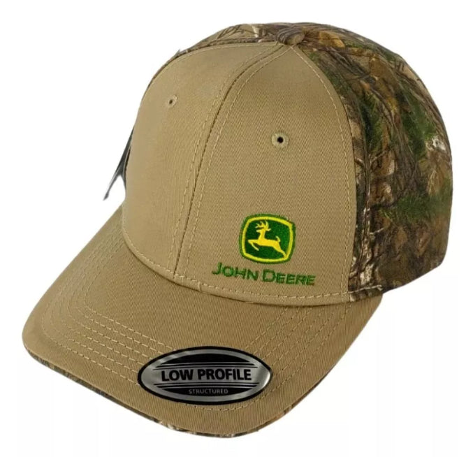 JOHN DEERE + REALTREE | Gorra camuflage khaki con velcro