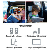 TRUPER | Inversor de corriente con puertos USB 200 watts