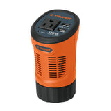 TRUPER | Inversor de corriente tipo copa con puertos USB 120 watts