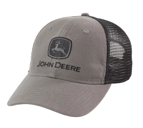 JOHN DEERE | Gorra carbon con malla negra