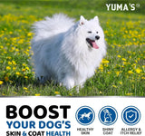 YUMA´S | Pack de 2 masticables de aceite Omega-3 para piel y pelaje de perro