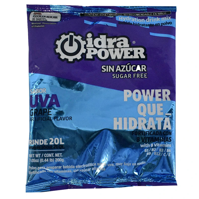 idraPOWER | Sobre de 200 g sin azucar para 20 Ltos