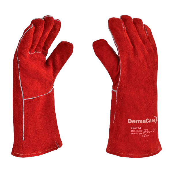 DermaCare | Guante para soldador rojo 99-814