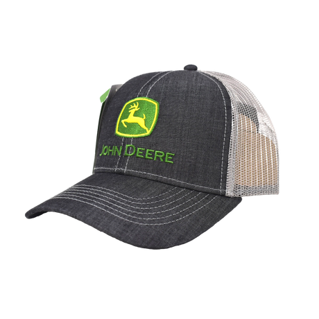 JOHN DEERE | Gorra gris con malla