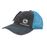 JOHN DEERE | Gorra gris con malla azul