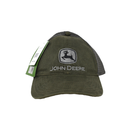 JOHN DEERE | Gorra verde olivo con malla