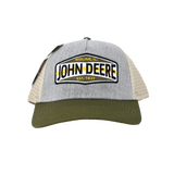 JOHN DEERE | Gorra gris y verde con malla retro