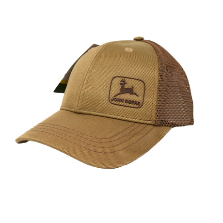 JOHN DEERE | Gorra cafe con malla