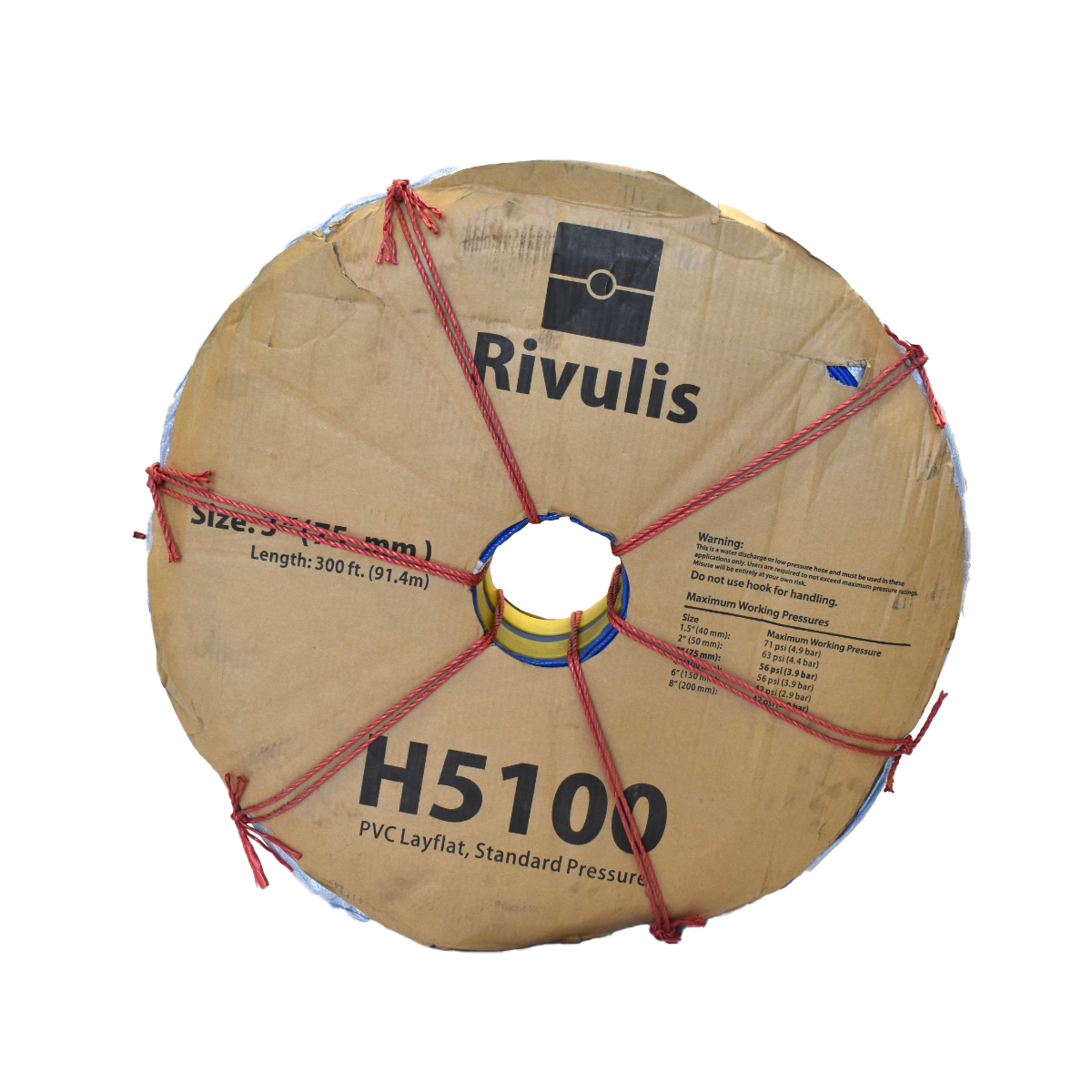 Rivulis | Manguera Layflat de 3" con 91MTS