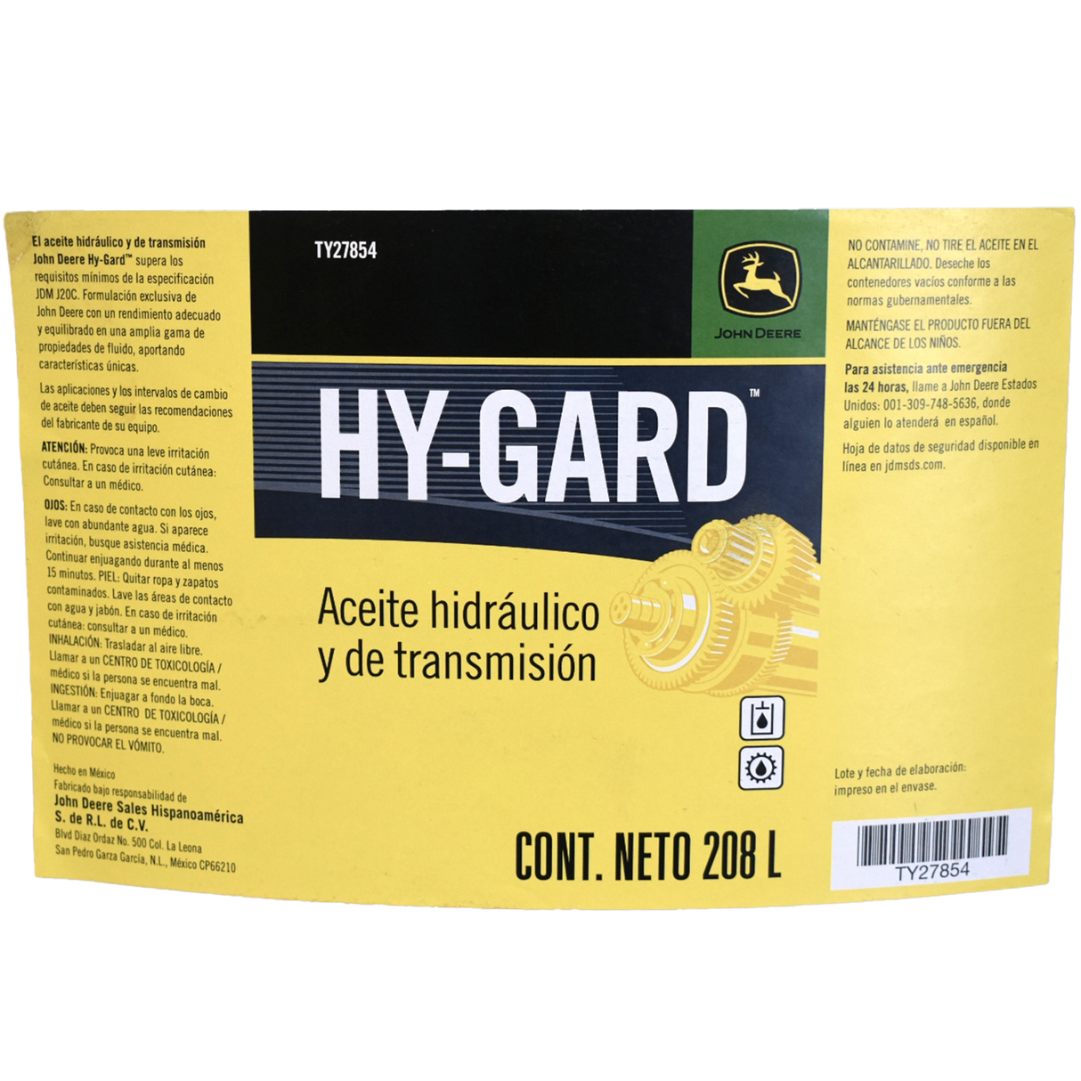 JOHN DEERE | Aceite hidraulico  HY-GARD